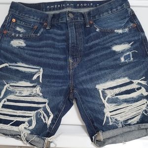 Dark Jean men shorts